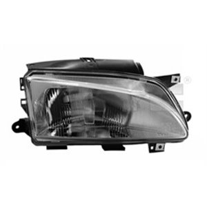 TYC 20-0465-05-2 - Headlamp R (H4, electric, without motor, insert colour: silver) fits: PEUGEOT PARTNER, PARTNER/MINIVAN