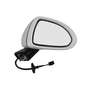 BLIC 5402-04-1129225P - Side mirror R (electric, embossed, with heating, under-coated) fits: OPEL CORSA D 07.06-12.14