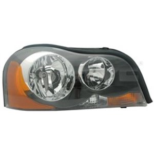 TYC 20-0452-05-2 - Headlamp L (H7/H7, electric, without motor, insert colour: black) fits: VOLVO XC90 10.02-05.06
