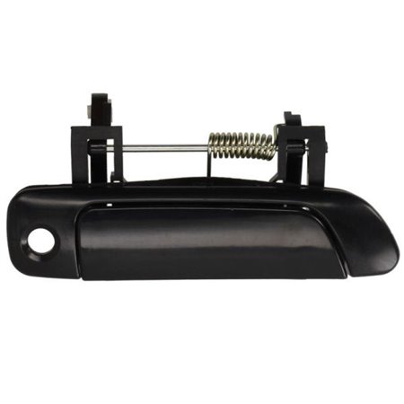 BLIC 6010-12-034401P - Door handle front L (external, with lock hole, black smooth) fits: HONDA ACCORD VI 10.98-06.03