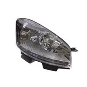 TYC 20-11255-15-2 - Headlamp R (H1/H6W/H7, electric, with motor, insert colour: black, indicator colour: white) fits: CITROEN C4