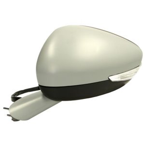 BLIC 5402-08-035365P - Side mirror L (electric, embossed, with heating, under-coated, electrically folding, with lighting) fits: