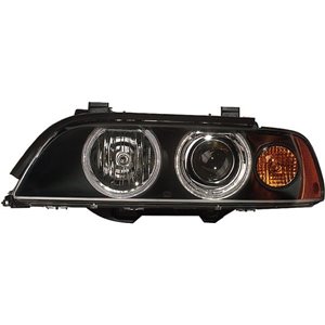 HELLA 1EL 008 053-521 - Headlamp R (halogen, H21W/H7/H7, electric, with motor, indicator colour: yellow) fits: BMW 5 E39 11.95-0