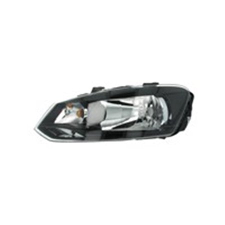 VALEO 044081 - Headlamp L (halogen, H4/W5W, electric, with motor, indicator colour: transparent) fits: VW POLO V 6R 06.09-05.14