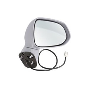 BLIC 5402-04-1122922 - Side mirror R (electric, embossed, under-coated) fits: HONDA JAZZ II 03.02-12.04