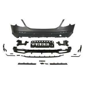 BLIC 5506-00-3531951KP - Bumper (rear, AMG STYLING, with fitting brackets; with reinforcement; with slats; with valance, with pa