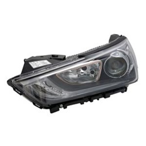 TYC 20-16290-25-2 - Headlamp L (H7/HB3, electric, with motor, insert colour: brown) fits: HYUNDAI IONIQ 10.16-