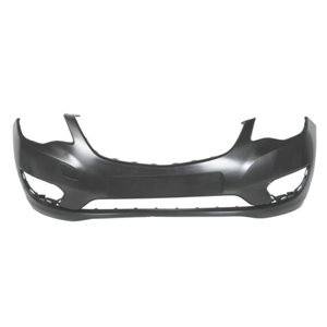 BLIC 5510-00-5080900P - Bumper (front, with fog lamp holes, for painting) fits: OPEL KARL 01.15-
