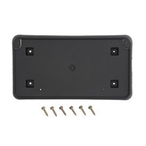 6509-01-3206920P Licence plate mounting front (USA version, plastic, black) fits: 