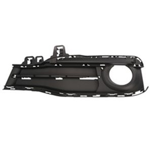 BLIC 6502-07-0063915SP - Front bumper cover front L (closed, SPORT, with fog lamp holes, plastic, black) fits: BMW 3 F30, F31, F