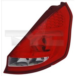 TYC 11-11489-01-2 - Rear lamp R (indicator colour white, glass colour red) fits: FORD FIESTA VI Hatchback 06.08-01.13