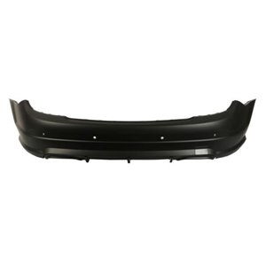BLIC 5506-00-3518953KP - Bumper (rear, AMG STYLING, with parking sensor holes, for painting, with a cut-out for exhaust pipe: tw