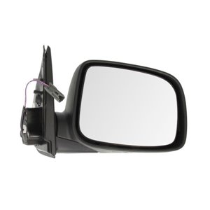 BLIC 5402-27-2001448P - Side mirror R (electric, embossed, chrome) fits: ISUZU D-MAX RA 11.06-06.12