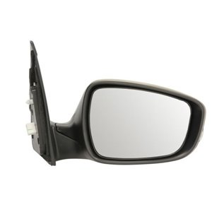 BLIC 5402-20-2001414P - Side mirror R (electric, embossed, with heating, chrome, under-coated, electrically folding, with lighti