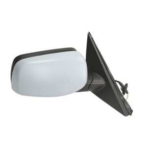 BLIC 5402-04-1112825P - Side mirror R (electric, aspherical, with heating, blue, under-coated, electrically folding) fits: BMW 5