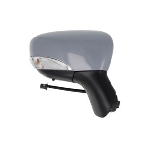 BLIC 5402-09-2002106P - Side mirror R (electric, embossed, with heating, chrome, under-coated, electrically folding, with temper