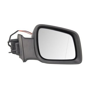 BLIC 5402-02-2001782P - Side mirror R (electric, aspherical, with heating, chrome, under-coated) fits: MERCEDES A-KLASA W169, B-
