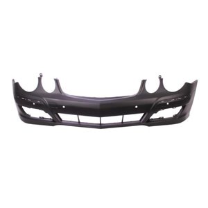 BLIC 5510-00-3528902P - Bumper (front, AVANTGARDE/ELEGANCE, with parking sensor holes, with rail holes, for painting) fits: MERC