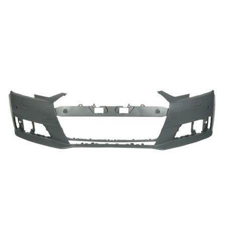 BLIC 5510-00-0030903Q - Bumper (front, with headlamp washer holes, number of parking sensor holes: 4, for painting, CZ) fits: AU