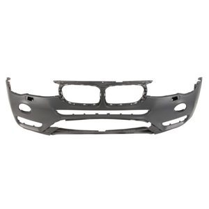 BLIC 5510-00-0093908PP - Bumper (front, with fog lamp holes, with headlamp washer holes, with parking sensor holes, for painting