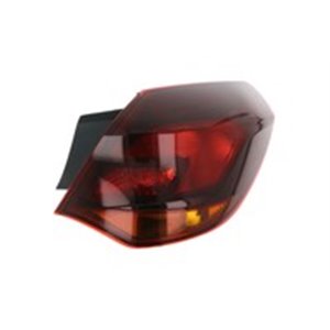 TYC 11-11647-11-2 - Rear lamp R (external, indicator colour smoked, glass colour red) fits: OPEL ASTRA J Hatchback 12.09-06.15