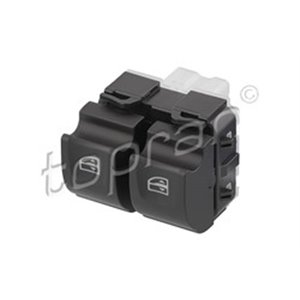 HANS PRIES 702 108 - Car window regulator switch front L fits: DACIA LOGAN II, LOGAN MCV II, SANDERO II; RENAULT CAPTUR I, CLIO 