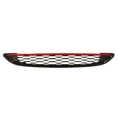 BLIC 6502-07-4002997P - Främre galler (Model S, med list, svart/röd) passar: MINI MINI F55, F56 11.13-