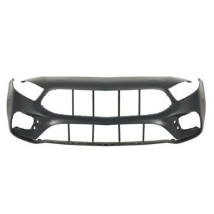 BLIC 5510-00-3570900P - Bumper (front, with base coating, AMG STYLING, with parking sensor holes, for painting) fits: MERCEDES A
