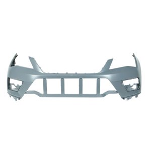BLIC 5510-00-6630901Q - Bumper (front, with headlamp washer holes, number of parking sensor holes: 2, for painting, CZ) fits: SE
