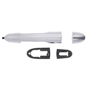 MIRAGLIO 80/807 - Door handle rear L (external, chrome) fits: FIAT 500 L 09.12-