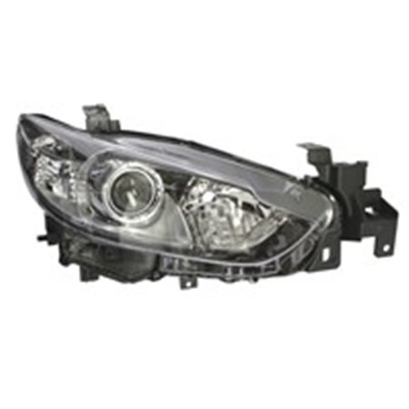 DEPO 216-1167R-LDEM2 - Headlamp R (H11/H15/W5W/WY21W, electric, without motor, insert colour: black, indicator colour: transpare