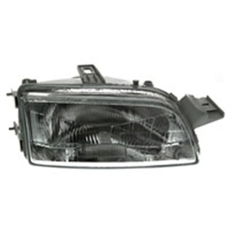 DEPO 661-1111R-LD-E - Headlamp R (halogen, H4/W5W, electric, without motor, insert colour: black) fits: FIAT PUNTO I 09.93-06.00