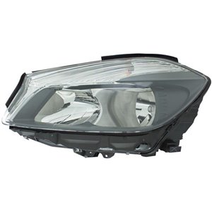 HELLA 1EG 010 818-111 - Headlamp L (halogen, H15/H7/PY21W, electric, with motor, insert colour: chromium-plated, indicator colou