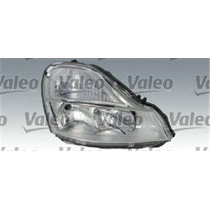 VALEO 043665 - Headlamp R (halogen, H1/H7/W5W, electric, without motor, insert colour: chromium-plated, indicator colour: transp