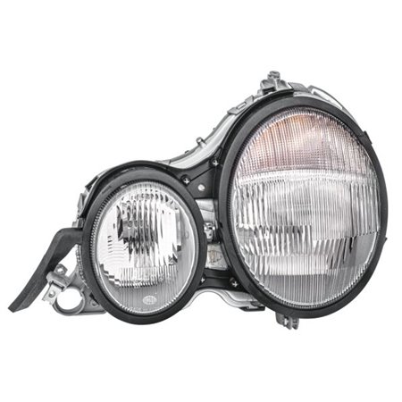 HELLA 1D9 007 095-091 - Headlamp L (halogen, H6W/H7/H7/PY21W, electric, with motor, indicator colour: white) fits: MERCEDES E-KL