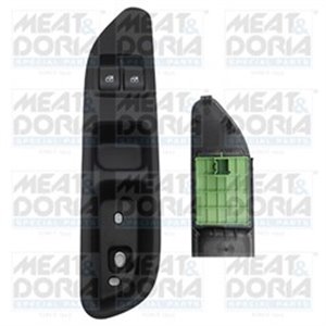 MEAT & DORIA 26277 - Car window regulator switch front L fits: FIAT TIPO 1.3D-1.6D 10.15-10.20