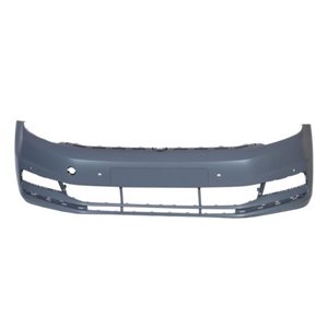 BLIC 5510-00-9551902Q - Bumper (front, with fog lamp holes, number of parking sensor holes: 6, for painting, TÜV) fits: VW TOURA