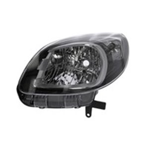 TYC 20-14906-35-2 - Headlamp L (H4, electric, without motor, insert colour: black, indicator colour: transparent) fits: RENAULT 