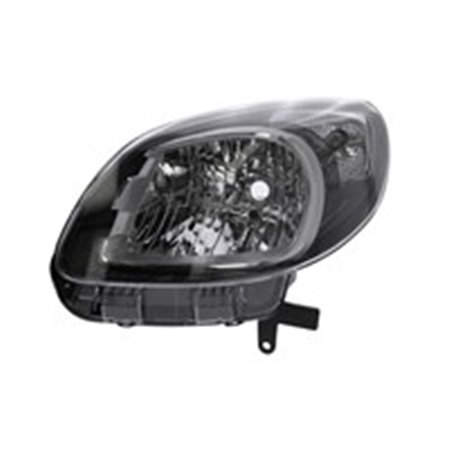 TYC 20-14906-35-2 - Headlamp L (H4, electric, without motor, insert colour: black, indicator colour: transparent) fits: RENAULT 