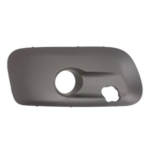 BLIC 6502-07-0541912P - Front bumper cover front R (Top, with fog lamp holes, black) fits: CITROEN C3 PICASSO 02.09-01.13