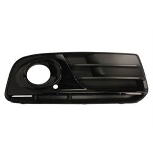 6502-07-0035926BP Front bumper cover front R (with fog lamp holes, plastic, black g