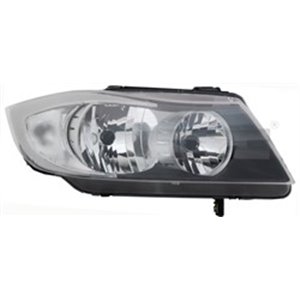 TYC 20-0655-05-2 - Headlamp R (H7/H7, electric, without motor) fits: BMW 3 E90, E91 12.04-07.08