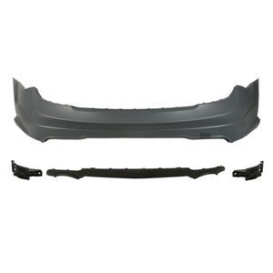 BLIC 5506-00-3518961KP - Bumper (rear, AMG STYLING, with parking sensor holes, for painting, with a cut-out for exhaust pipe: tw
