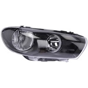 DEPO 441-11C3RMLDEM2 - Headlamp R (H7/H7, electric, with motor, insert colour: black) fits: VW SCIROCCO 05.08-07.14