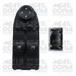 MEAT & DORIA 26567 - Car window regulator switch front L fits: BMW 3 (E92) 1.6-4.4 03.06-12.13