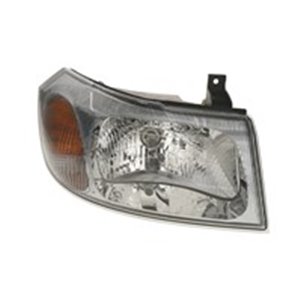 VISTEON/VARROC 20-200-01034 - Headlamp R (H4, electric, with motor, insert colour: chromium-plated) fits: FORD TRANSIT V 01.00-0