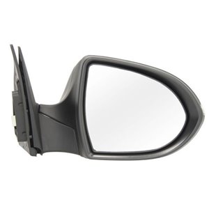 BLIC 5402-53-2001576P - Side mirror R (electric, embossed, with heating, chrome) fits: KIA SPORTAGE 07.10-12.15