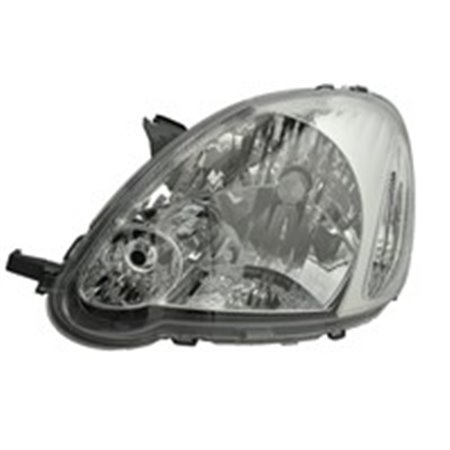 VALEO 088453 - Headlamp L (halogen, H4/W5W, electric, with motor, indicator colour: transparent) fits: TOYOTA YARIS XP10 03.03-1