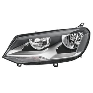 HELLA 1EJ 010 328-211 - Headlamp L (halogen, H15/H7/H7/W5W/WY21W, electric, with motor, insert colour: chromium-plated) fits: VW