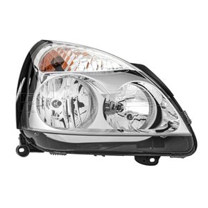 HELLA 1DB 008 461-861 - Headlamp R (halogen, H1/H7/PY21W/W5W, without motor, insert colour: chromium-plated) fits: RENAULT CLIO 